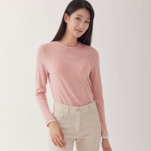 [지센] (2컬러) 에센셜 울 텐셀 라운드 긴팔 티셔츠 LCTSO872