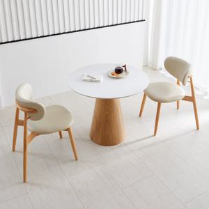 베스트리빙 콘 900 노아 원형 2인용 세라믹 식탁 테이블 카페 인테리어 식탁세트 의자