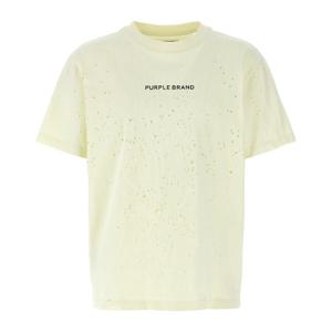 퍼플 브랜드 트레이드마크 코튼 저지 티셔츠 P117HFGT125 IVORY