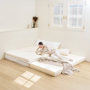 더릭스홈 베이직 푹신탄탄한 매트리스 침대 토퍼 바닥 수면매트 6cm Q (퀸)