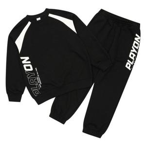 [에스핏]스포티 크루넥 상하 세트복 - 블랙 (SJY710MKTR23)_CJ