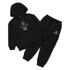 [에스핏]PSG 조거 스티치 스웨트 상하 세트복 - 블랙 (SJY711MKT