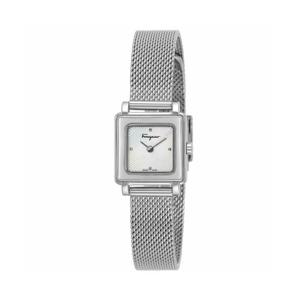 페라가모 SFBY00119 여성 메탈 쿼츠 스퀘어