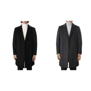 [레노마캐주얼]F/W 가을 겨울 캐시미어 블랙 다크그레이 롱코트 RQDIBH99GRDL