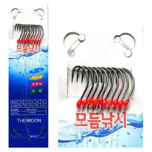 씨타임 더문 모듬낚시 세이코 묶음바늘 모듬 채비