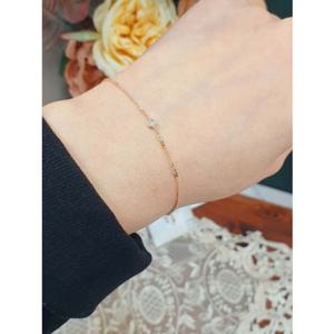 로이드 원스톤 18K Gold 팔찌 LWB21005G