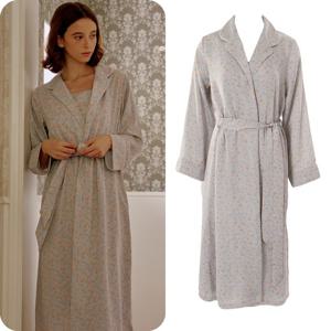 [비너스]로브가운 겉가운 부드러운 감촉 물실크 VGN4450A