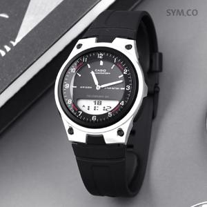 카시오 AW-80-1A 듀얼 아나디지 캐쥬얼 스포츠 남녀공용 우레탄