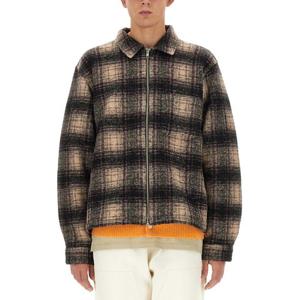 스투시 플레이드 패턴 집업 재킷 1110297 LILA