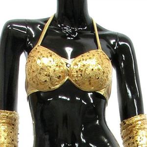 댄스티 BDT6001 금색반짝이변형탑 댄스스커트 밸리탑 바지 댄