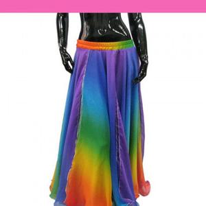 셔링 BDS5101 3톤그라데이션이중치마 알라딘 밸리스커트 스