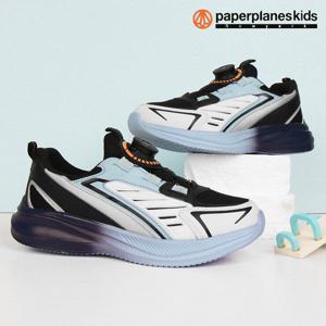 [페이퍼플레인키즈]초등 다이얼 운동화 키즈 메쉬 아동화 여아 아동 남아 신발 어린이 주니어 끈없는 학