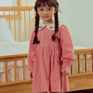 [토토헤로스]TH로제체크원피스-12252130021