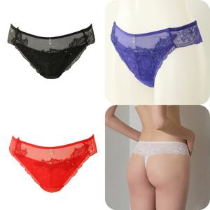 [비너스]블랙라벨 케미컬자수 모티브 포인트 티팬티 T팬티 VPTB639T