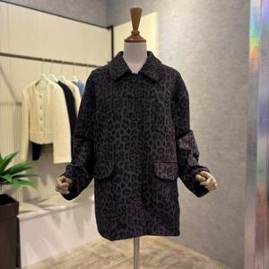 [ab.f.z]AOZ5QL03G_레오파드 세무 카라 재킷