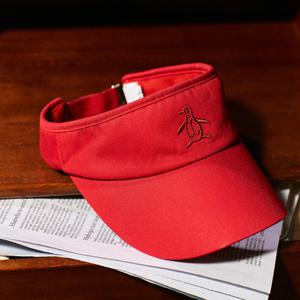 [먼싱웨어][40%OFF]여성 시그니처 바이저 레드(MQ122LCP11)