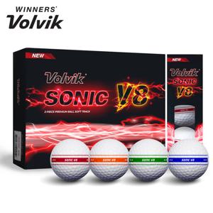 볼빅 골프공 소닉 V8 소프트 트랙 2피스 1더즌 12구