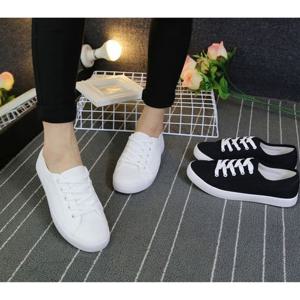 여자스니커즈 2컬러 1P 여성 캐주얼 운동화 학생 신발