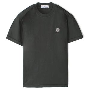 25SS 스톤 가슴패치 반팔티 차콜 K1S152100039 S0013 V0065