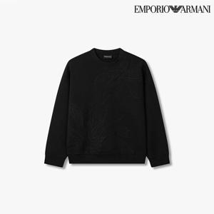 [엠포리오 아르마니]남성 네오프렌 플라워 스티치 맨투맨(A515126056)