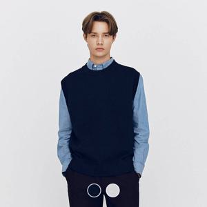 [지오다노/본사] 055509 7gg 크루넥 니트 조끼