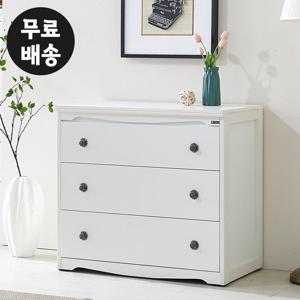 디베 3단 서랍장 옷 미니 체스트 서랍(880/화이트)