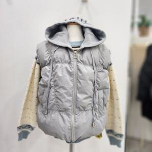 [나인스텝]후드패딩조끼N24NJ4409BU_JJ