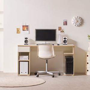 소소숲 오산나 와이드 본체수납 책상세트 1400