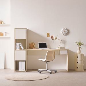 소소숲 오산나 H형 수납책장 책상세트 1400