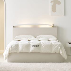 아이앤 메리엄 LED 수납헤드 1단 침대 프레임 킹 WF