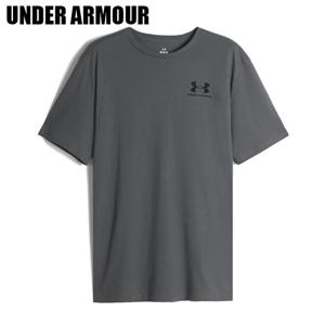 [언더아머] 남성용 스포츠 스타일 레프트 체스트 SS 반팔티 1326799-025