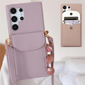 갤럭시버디4 A16 A165 A166 클래식 카드수납 스트랩 가죽 케이스