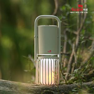 액센 BS120 포터블 블루투스스피커 캠핑 휴대용 랜턴[카키]