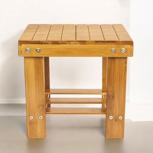 미니화분받침대 게더릭 우드 간편 사각선반 겸용 보조의자