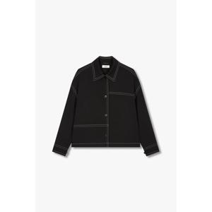 [톰보이]배색 스티치 폴리 블라우스(9175221982)