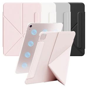 아이패드에어6 7세대 13 (M2/M3) 세로거치 모서리보호 폴리오 스마트 커버 케이스 IO-45