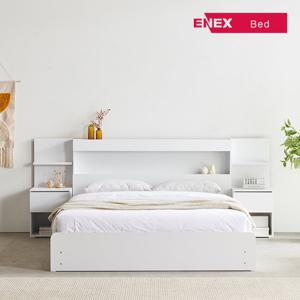 에넥스 EB3-01 LED 조명 수납 침대 퀸/킹(Q/K) 공용