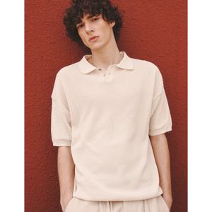 [니티드]쿨에버 PK 반팔 니트티(아이보리)K24SSUK06IV