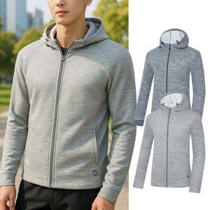콜핑 남성 봄 하이쿨 스트레치 스포츠 후드 집업 자켓 KSC625RJ8M