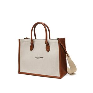 [질스튜어트ACC] JABA5E330   아이보리 캔버스 북토트백 (14인치노트북수납)