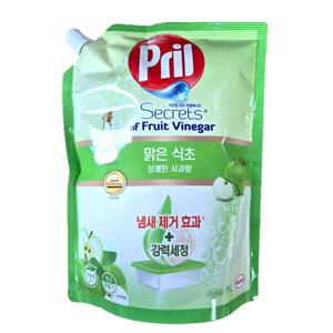 [헨켈]  프릴 맑은식초 상쾌한 사과향 리필 1L