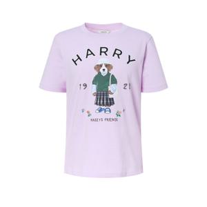 헤지스 여성 25SS 해리 그래픽 반소매티셔츠 라이트핑크 HSTS5B206P1