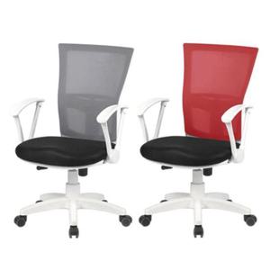 소모품 ONF- 아슬란 메쉬의자 중 화이트사출 사무 공부 학