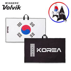 볼빅 골프 볼타올 대형 국가대표 코리아 에디션 골프공 수건 클리너