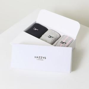 [헤지스ACC] 퍼피자수 중목 여성 양말3종세트 HISS4E300G2