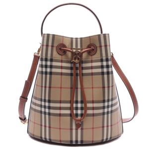 [버버리] 24FW 여성 TB 버킷 스몰 토트숄더백 (8096289 VINTAGE CHECK BRIAR BROWN 24F)