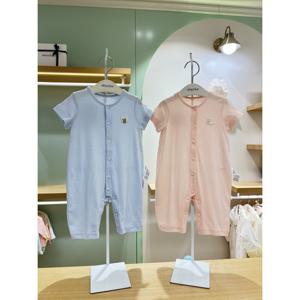 압소바HM (쌍둥이우주)돌돌 모달 반소 우주복(핑크블루)2벌세트 (Q1A2310611)