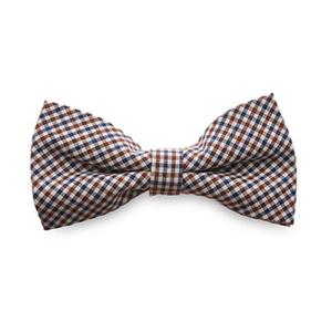 [레디핏]NV013 브라운체크 나비넥타이 보타이 정장 캐쥬얼 남자