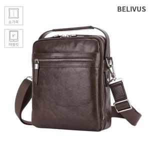 빌리버스 남자 소가죽 크로스백 숄더백 태블릿 수납가능 직장인 가방 BBMS022