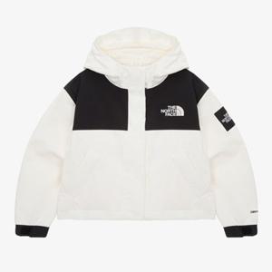 노스페이스 키즈 점퍼 NJ2HR03S 화이트 걸즈 마운틴 자켓 바람막이